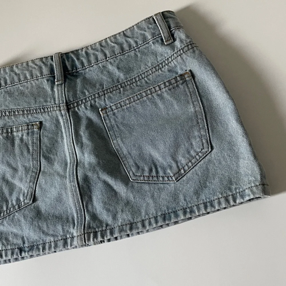 Edikted Mini Skirt Micro Jean Skirt